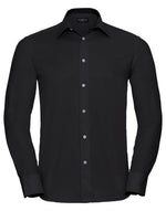 Russell Long Sleeve Tailored Oxford Shirt - thumbnail 3