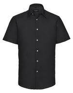 Russell Short Sleeve Tailored Oxford Shirt - thumbnail 3