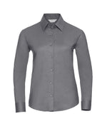 Russell Ladies Long Sleeve Tailored Oxford Shirt - thumbnail 2