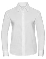 Russell Ladies Long Sleeve Tailored Oxford Shirt - thumbnail 4