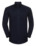 Russell Mens Long Sleeve Oxford Shirt - thumbnail 4