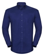 Russell Mens Long Sleeve Oxford Shirt - thumbnail 5