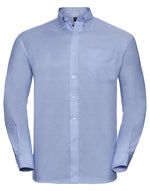 Russell Mens Long Sleeve Oxford Shirt - thumbnail 6