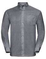 Russell Mens Long Sleeve Oxford Shirt - thumbnail 7