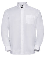 Russell Mens Long Sleeve Oxford Shirt - thumbnail 8