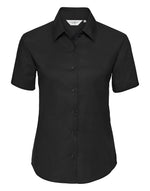 Russell Ladies Short Sleeve Tailored Oxford Shirt - thumbnail 7