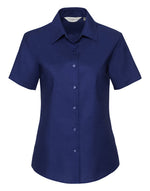 Russell Ladies Short Sleeve Tailored Oxford Shirt - thumbnail 9
