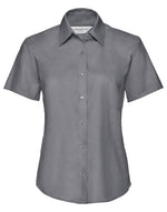 Russell Ladies Short Sleeve Tailored Oxford Shirt - thumbnail 4