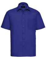 Russell Mens Short Sleeve Polycotton Poplin Shirt - thumbnail 7