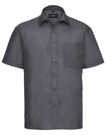 Russell Mens Short Sleeve Polycotton Poplin Shirt - thumbnail 5