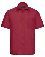 Russell Mens Short Sleeve Polycotton Poplin Shirt - thumbnail 9