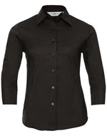 Russell Ladies 3/4 Sleeve  Fitted Stretch Shirt - thumbnail 5