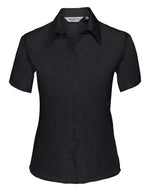 Russell Ladies Short Sleeve Ultimate Non Iron Shirt - thumbnail 3