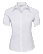 Russell Ladies Short Sleeve Ultimate Non Iron Shirt - thumbnail 5