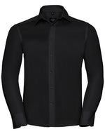 Russell Mens Long Sleeve Tailored Ultimate Non Iron Shirt - thumbnail 3
