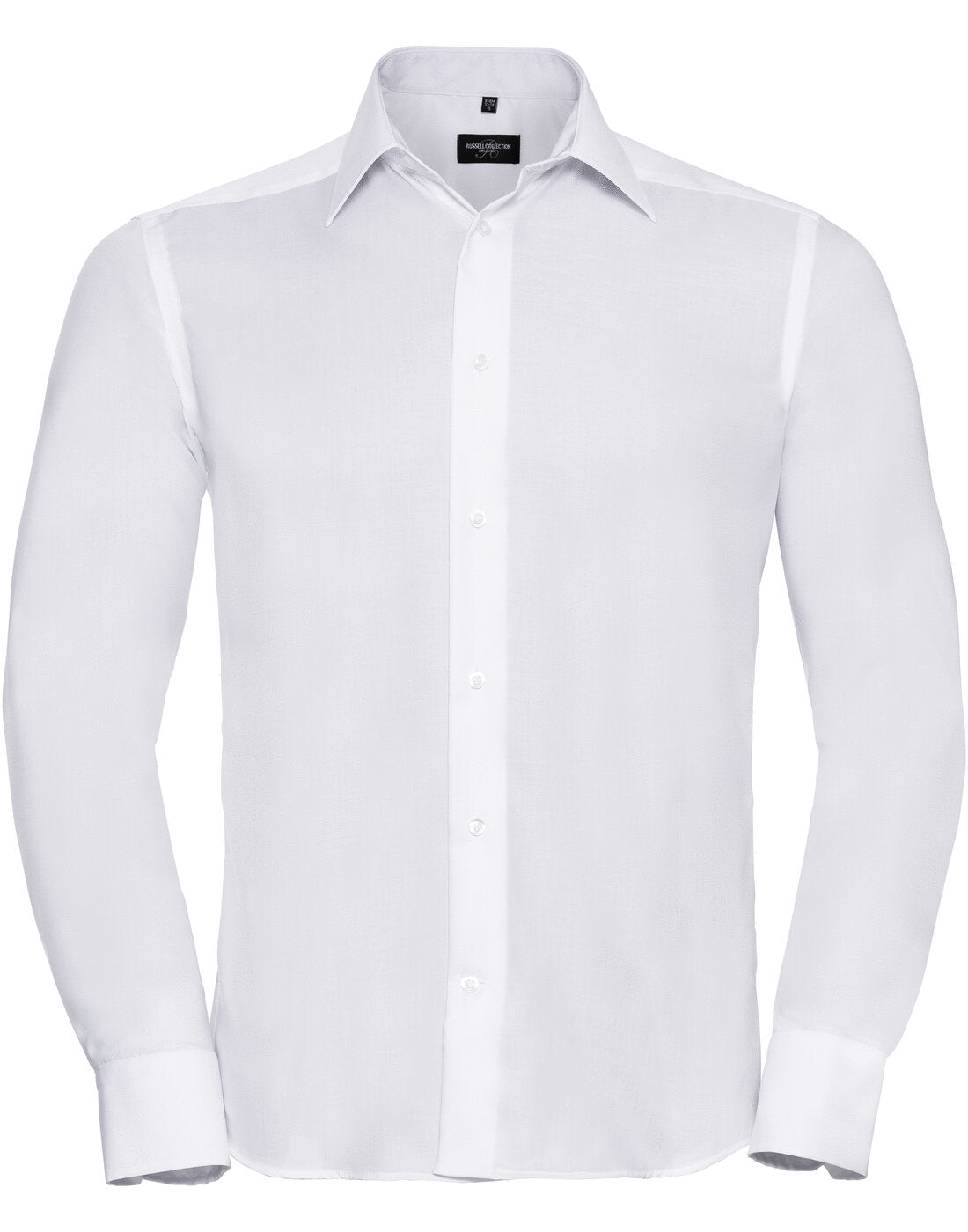 Russell Mens Long Sleeve Tailored Ultimate Non Iron Shirt