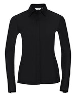 Russell Ladies Long Sleeve Ultimate Stretch Shirt - thumbnail 2