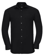 Russell Mens Long Sleeve Ultimate Stretch Shirt - thumbnail 2