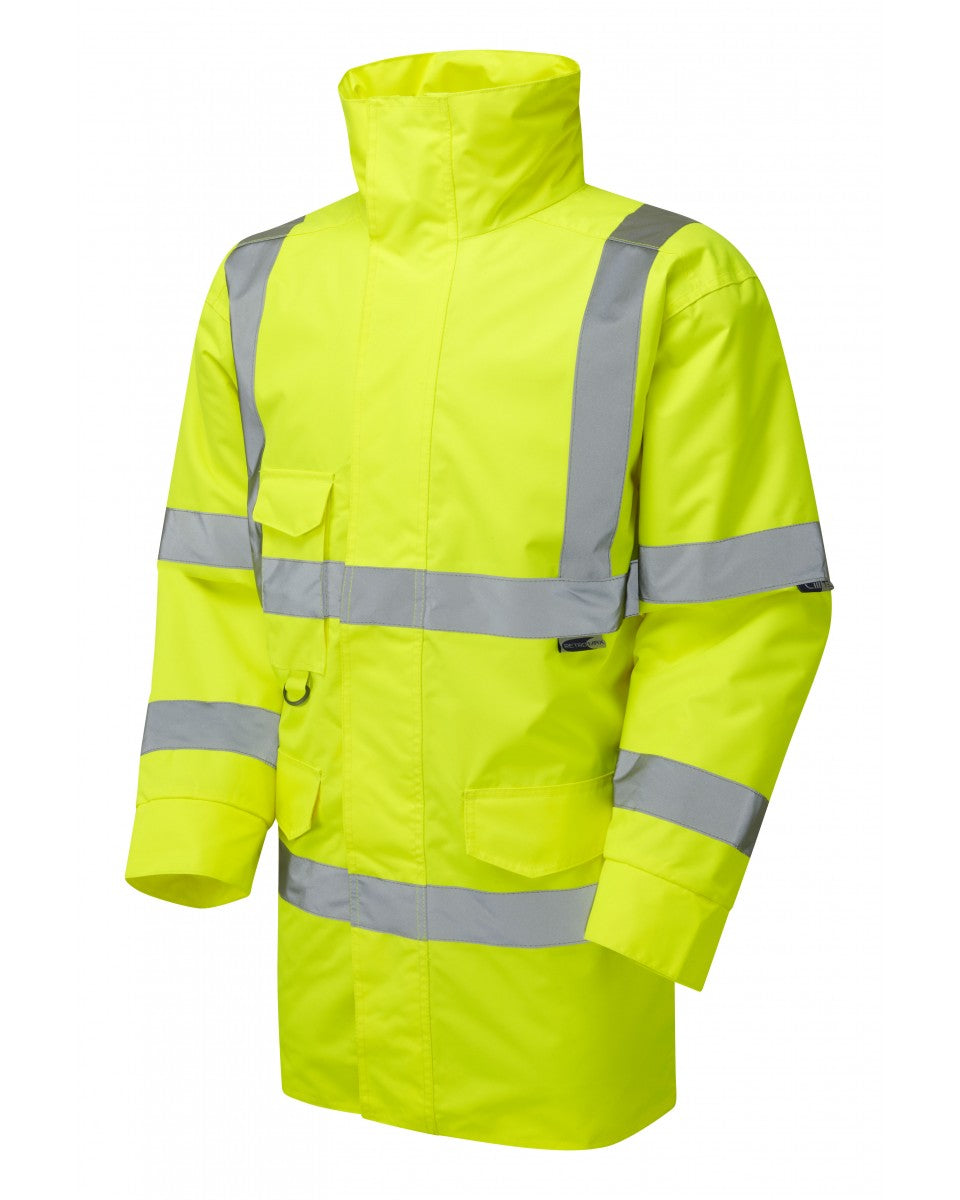 Leo Workwear Tawstock Hi-Vis Jacket Hv Yellow