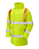 Leo Workwear Putford Iso 20471 Cl 3 Orange Brace Jacket