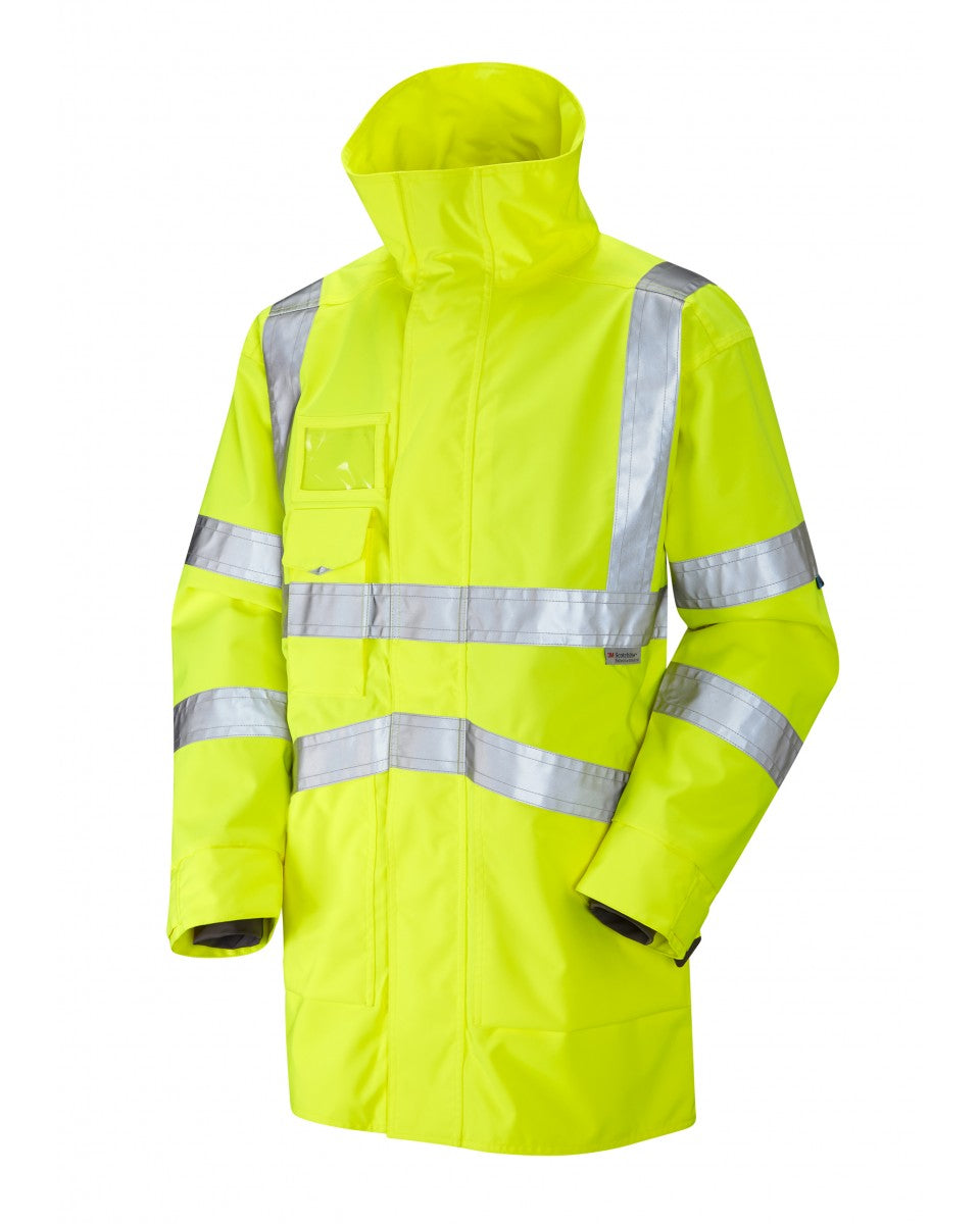 Leo Workwear Clovelly Iso 20471 Cl 3 Breathable Executive Jacket