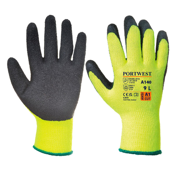 Black Portwest A140 Thermal Lined Glove for cold weather work.