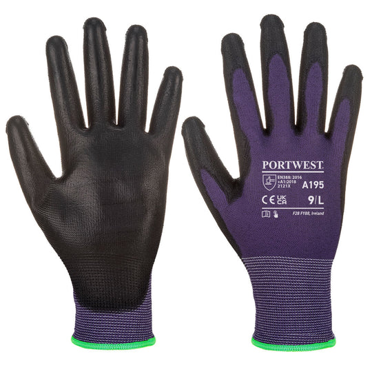 Blue Portwest A195 Antistatic PU Palm Glove.