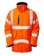Leo Workwear Marisco Iso 20471 Cl 3 High Performance Waterproof Jacket - thumbnail 1