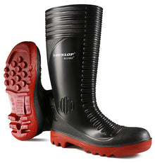 Dunlop Acifort Ribbed Full Safety Wellington A25293 Black