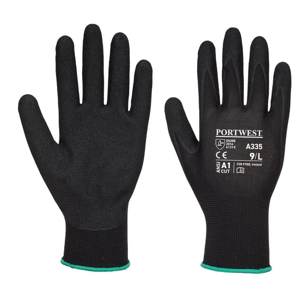 Black Portwest A335 Cold-Pro Latex Glove for extreme cold protection.