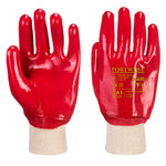 Portwest PVC Knitwrist Dipped Gloves - A400 - thumbnail 1