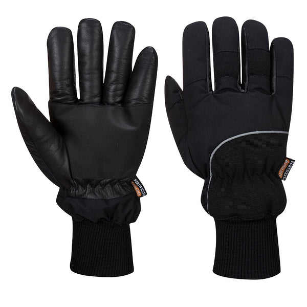 Black Portwest A751 Framer's Glove with 3 exposed fingertips.