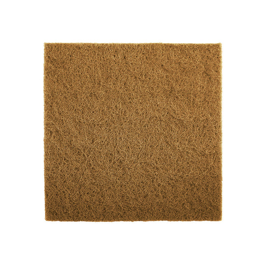 Abracs coarse non-woven hand pad in brown for surface preparation tasks.