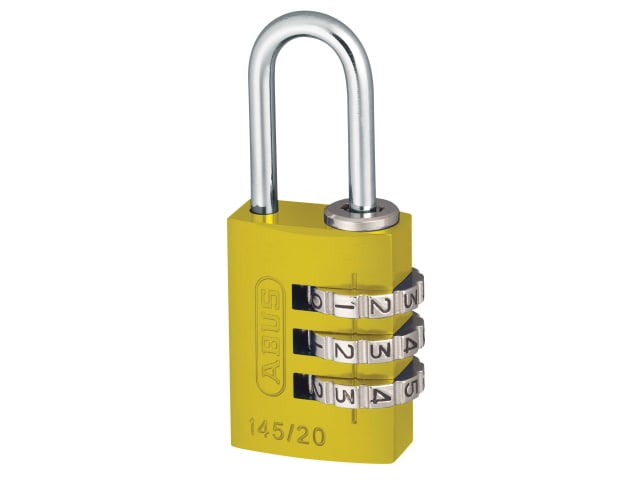 ABUS Mechanical 145 Series Aluminium Combination Padlock