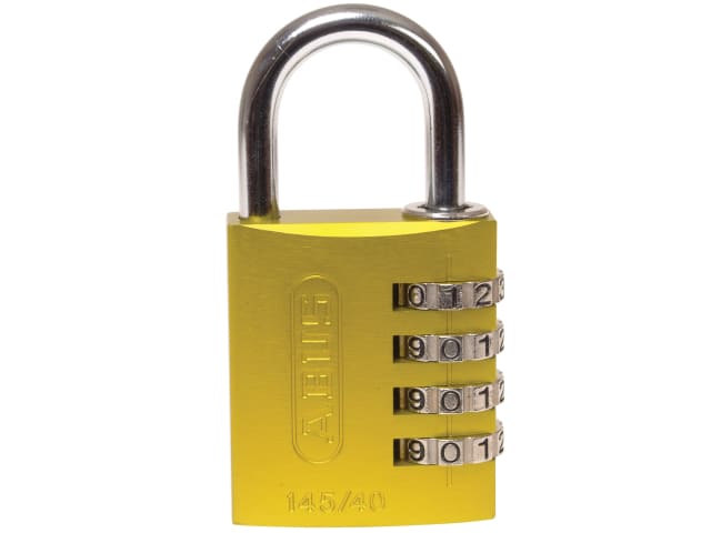 ABUS Mechanical 145 Series Aluminium Combination Padlock