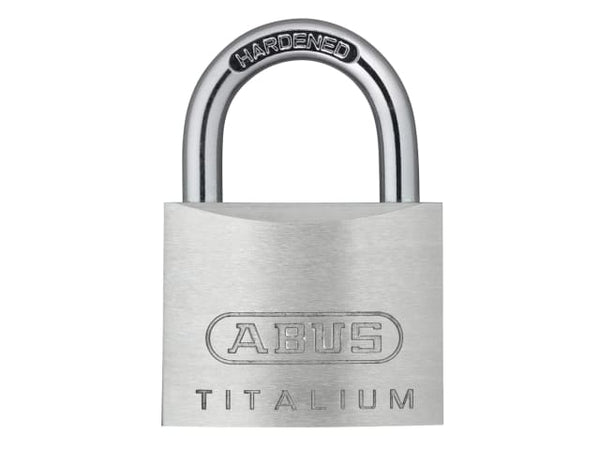 Carded ABUS 54TI/35C Titalium padlock, a 35mm lock with a hardened steel shackle.