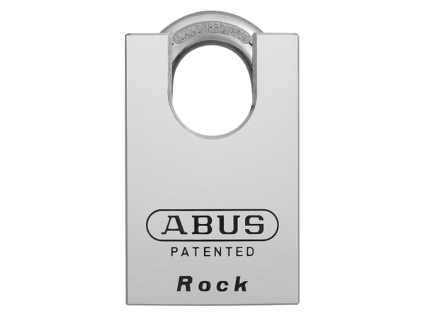 Closed shackle ABUS 83/55CSC Rock hardened steel padlock for maximum cut resistance.