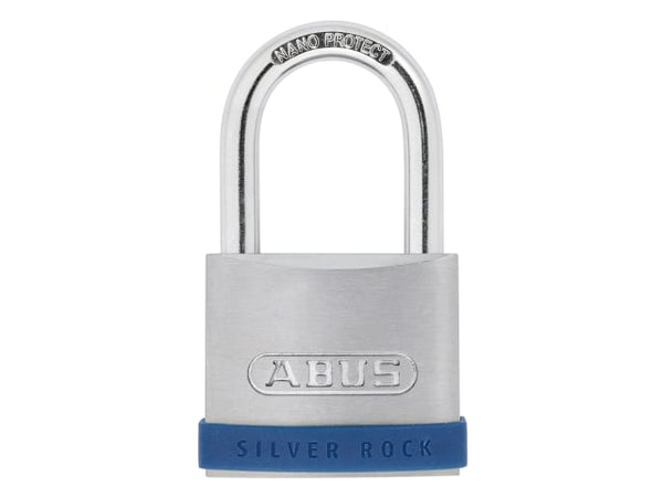 Keyed alike ABUS Silver Rock 5 padlock, model ABUKA80875, for convenient multi-lock use.