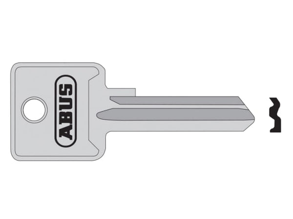 ABUS KB02697 key blank for a different key profile in the 85 series padlock range.