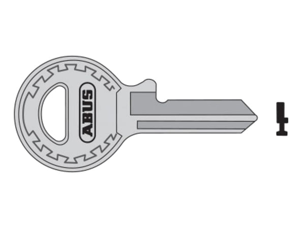 ABUS KB09329 key blank for the 65 series brass padlocks.