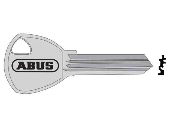 ABUS KB57862 key blank for the 80TI series Titalium padlocks (40, 45, 50, and 60mm models).