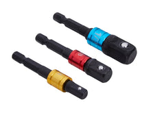 BlueSpot Tools Colour-Coded Impact Socket Adaptor Set, 3 Piece