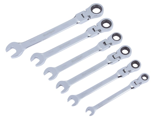 BlueSpot Tools Flexible Head Ratchet Set