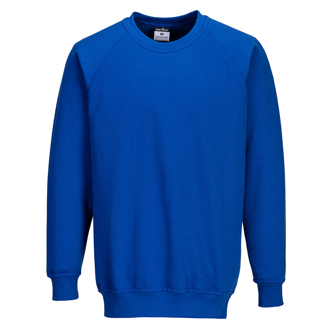 Portwest fleece pullover in navy front view