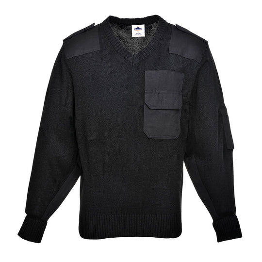 Portwest Nato sweater B310 in black.