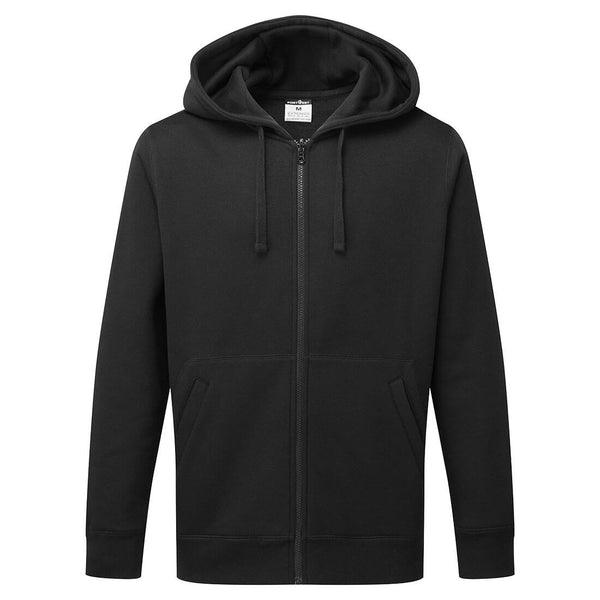 Portwest zip sweatshirt in black with collar