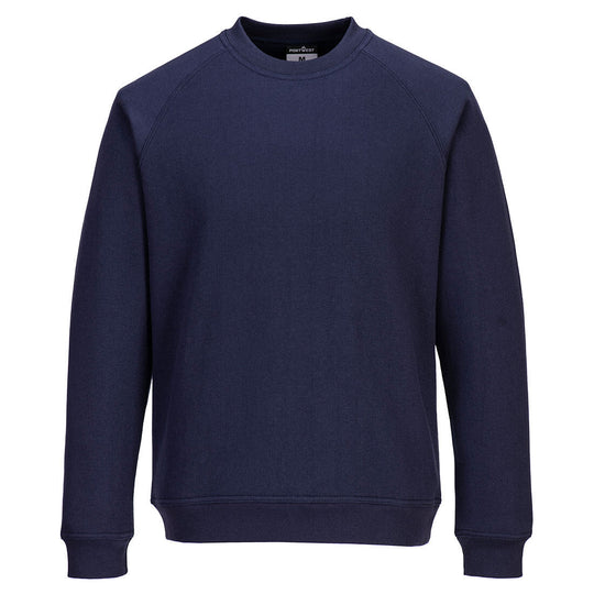 Deep navy blue fabric with a subtle, rich texture for apparel.