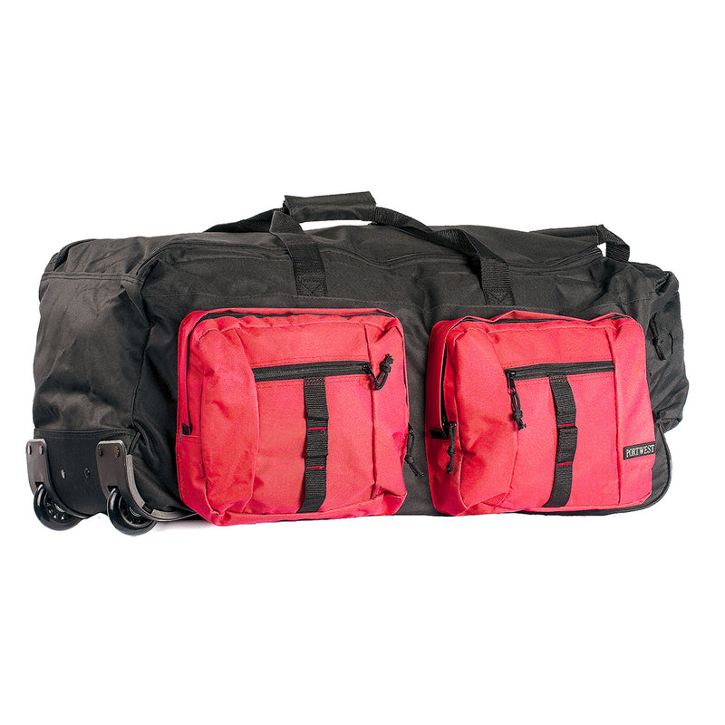 Black Portwest B908 multi-pocket travel bag with shoulder strap.