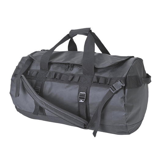 Black Portwest B910 waterproof holdall bag with sealed seams.