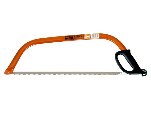 Full view of a 24-inch Bahco 10-series bowsaw designed for heavy-duty cutting tasks.